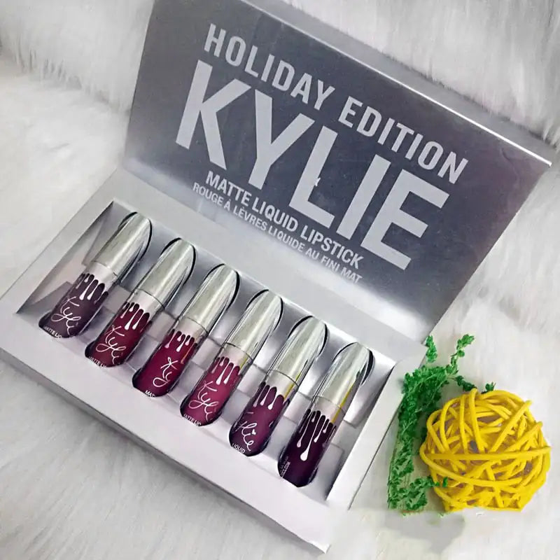 Set de 6 Labiales Dorados - Edición Cumpleaños Kelly Kim