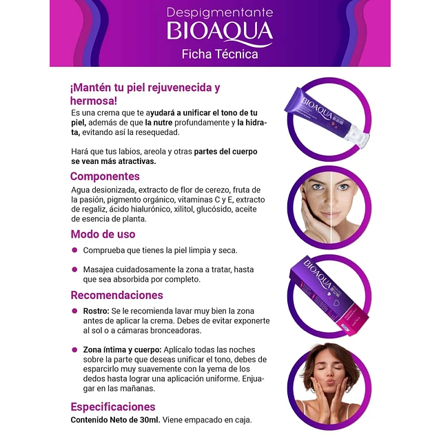 BIOAQUA Despigmentante