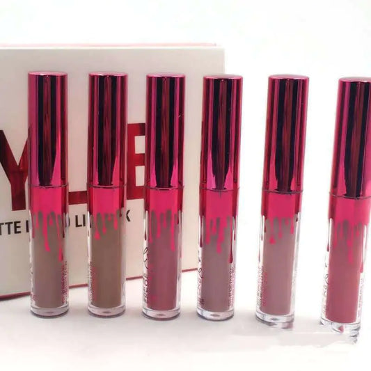 Set de 6 Labiales Dorados - Edición Cumpleaños Kelly Kim